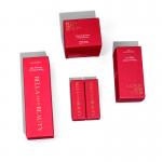 Custom Skin Care Packaging Box Red Cosmetic Box Set From Box Printing Manufacturer Box design for sale