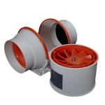 Custom Lightweight Inline Bathroom Extractor Fan Impellers For Duct Exhaust Systems for sale