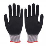 A5 Cut Resistant Safety Gloves 13 Gauge Double Coated Smooth Nitrile Touchscreen Gloves