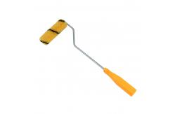 China European Style Mini Roller Paint Brush Yellow With Black Stripe supplier
