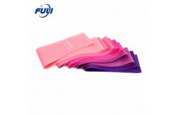 China Home Exercise Length 600mm Natural Latex Yoga Elastic Bands Oem Color And Package supplier