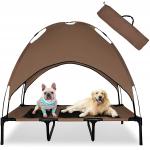Outdoor Camping with A Mobile Canopy Cover and Carrying Bag Dog Cot Pet Bed for sale