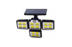 China Wall Mount Solar Garage Four Heads Led Motion Sensor Security Light supplier