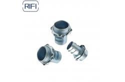 China Flexible Metal 1 Inch Conduit Fittings Zinc Screw In Connector supplier