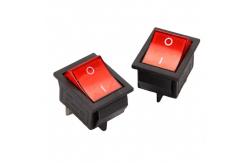 China original KCD4-201 16A/250V 4 Pin Rocker Switch red with Light supplier