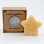 Different Shapes Turmeric Powder Konjac Sponge For All Skin Cleaning
