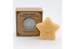 China Different Shapes Turmeric Powder Konjac Sponge For All Skin Cleaning supplier