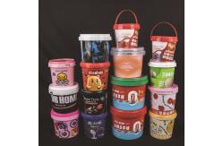 China Reusable BPA Free Food Grade Bucket with Lid and Handle Dishwasher Safe Recyclable supplier