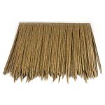 Synthetic Plastic Thatch Roofing Material 500x500mm For Gazebo for sale