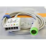 Compatible 12 Pin ECG Truck Cable , Patient Monitor Accessories Lightweight for sale