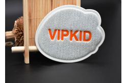 China Debossed Shiny Pressed TPU printed label Custom Logo For Garments supplier