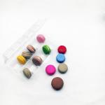 12 pack plastic macaron tray clamshell packaging plastic package