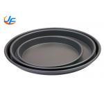 RK Bakeware China Foodservice NSF Aluminum Hard Coat Aluminum Pizza Pan Pizza Baking Tray for sale