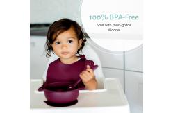 China LFGB BPA Free Silicone Dinnerware Set Bowl With Lid Odorless supplier