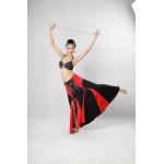Erogenous Belly Dancing Clothes Halter Neck Bar Metallic Long Floor Length Skirts 2 Piece Dance Costumes for sale