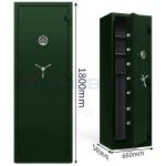Fire Prevention Led Light Safe Gun Safe Box  Smart For Secure Storage Gun Rack Safe for sale