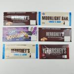 Heat Seal Laminated Aluminum Foil Mylar Sachets Foil Wrappers Custom Printed Back sealed Pouches Chocolate Energy Bar for sale