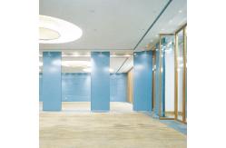China 2019 Modern Restaurant Conference Room Wooden Sliding Folding 100 mm Partition Wall supplier