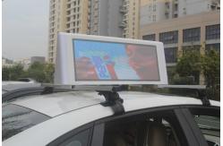 China P7.62 Wireless Transmission Led Car Screen With 8 Words , High Brightness supplier