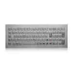 81 Keys Multimedia Keyboard Industrial Metal Keyboard  Washable For Outdoor custom keyboard for sale