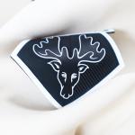 Custom 3D Logo Silicone Heat Transfer Labels Rubber Patches For Clothing for sale