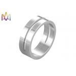 1mm Thickness Mens Stainless Steel Wedding Rings for sale