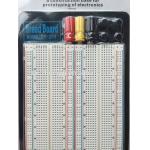 Black Aluminum Plate 1660 Tie Point Circuit Board Breadboard & 3 Binding Posts