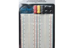 China Black Aluminum Plate 1660 Tie Point Circuit Board Breadboard & 3 Binding Posts supplier