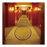 Corridor Carpet Nylon Printed Carpet Custom Design Stain Resistant for sale