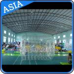 Swimming Pool / Park Transparent Inflatable Water Roller Ball for sale