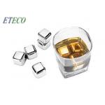 Silver Stainless Steel Ice Cubes Safe Buffer Polished Long Use Time No Rust for sale