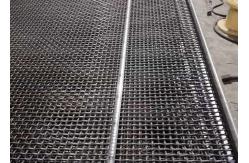 China Wear Resistant Double Crimped Wire Mesh Non Slip Woven Vibrating For Mining supplier