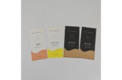 China Flat Biodegradable Kraft Pouches With Zipper For Nutritional Supplement Powder Packaging supplier