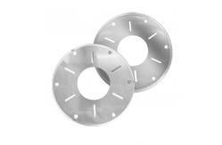 China Silver Aluminum Alloy Custom Machined Parts For Customized Clutch Friction Disc supplier