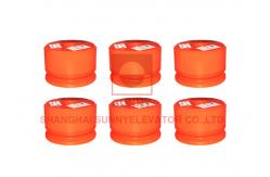 China Lift Elevator Safety Components Pu Buffer With 0.63m/S Rated Speed supplier