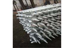 China Light Steel Construction Helical Ground Anchors Pile For Solar Foundation System supplier