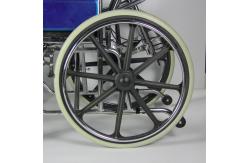 China Exquisite Workmanship Aluminum Manual Wheelchair With U Shape Commode Seat supplier