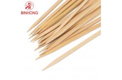 China Flat Surface Pointed Tips 8cm BBQ Bamboo Sticks supplier