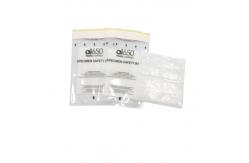 China 3 Walls Gravure Printing Pathology Lab Clear Plastic Specimen Safety Bags Eco Friendly supplier