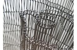 China Decorative Metal Flexible Mesh Curtain, Copper Metal Partition Wire Mesh supplier