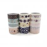 Custom Make Design Printed Paper Coloured Washi Tape For Crafts, Beautify Bullet Journals, Planners for sale