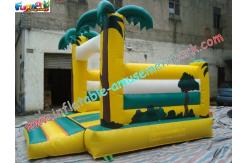 China Palm Tree Commercial Bouncy Castles Inflatable , Bouncer Jumper For Kids supplier