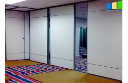 China White Melamine Movable Partition Walls Aluminum Frame Folding Panel Customized Office supplier