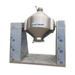 Customized Premix Blender Machine Double Cone Mixer For Chemical Blending 8 - 20 RPM for sale