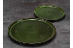 China Cadmium Free Ceramic Dinner Plate supplier