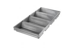 China                  Rk Bakeware China-Foodservice 41145 Glazed 4 Strap Aluminized Steel Hearth Bread Pan              supplier