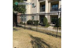 China High Wind Rating Tubular Metal Fence Stormproof supplier