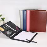 Waterproof Document Leather Business Portfolio Washable Multiscene Custom Logo