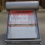 200L Non Pressure Solar Water Heater Stainless Steel Vacuum Tube Collector for sale