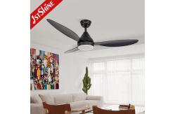 China High RPM Large Airflow Plastic Dimmable Remote Control Ceiling Fan With LED Light supplier